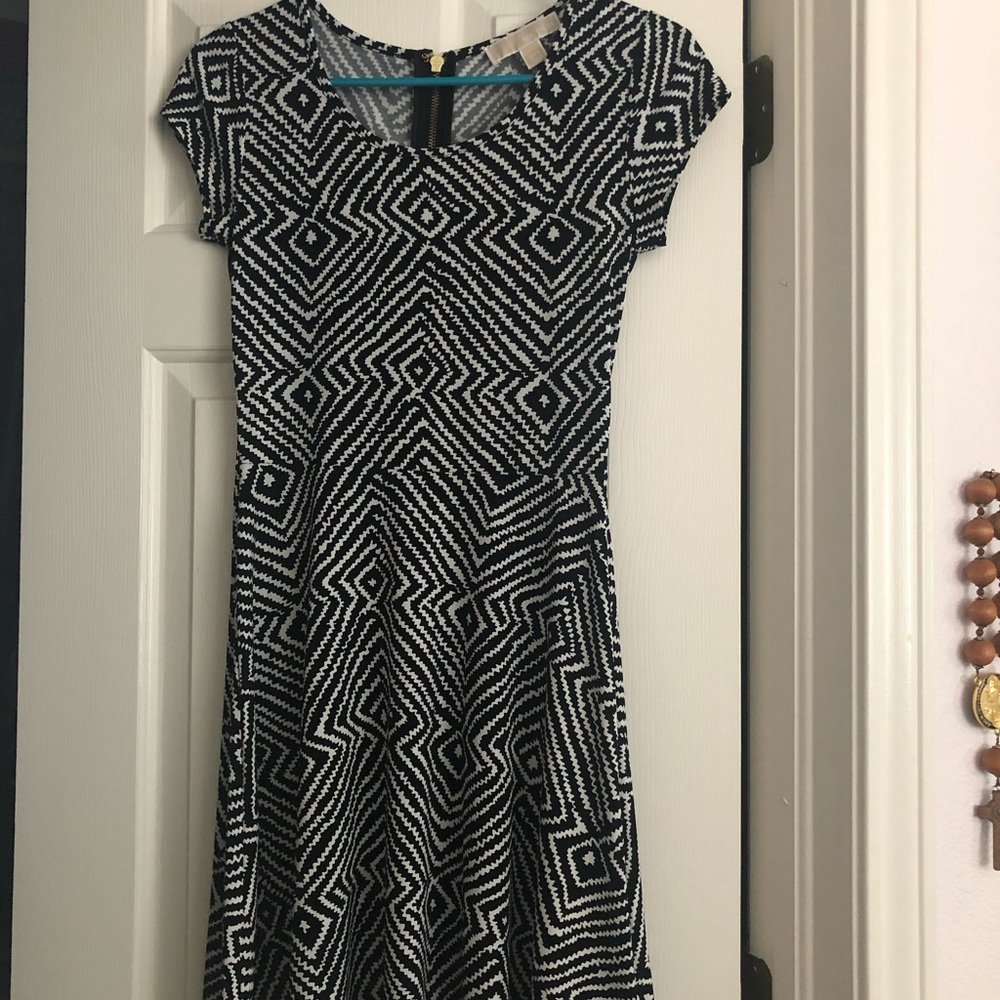 Black and White Dress